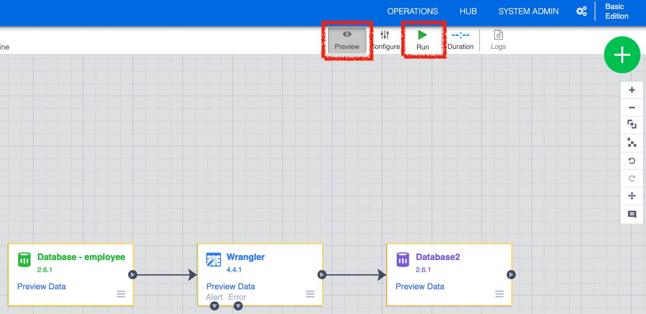 ETL sink source to PostgreSQL