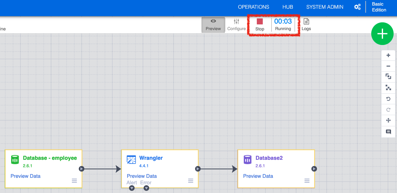 ETL sink source to PostgreSQL